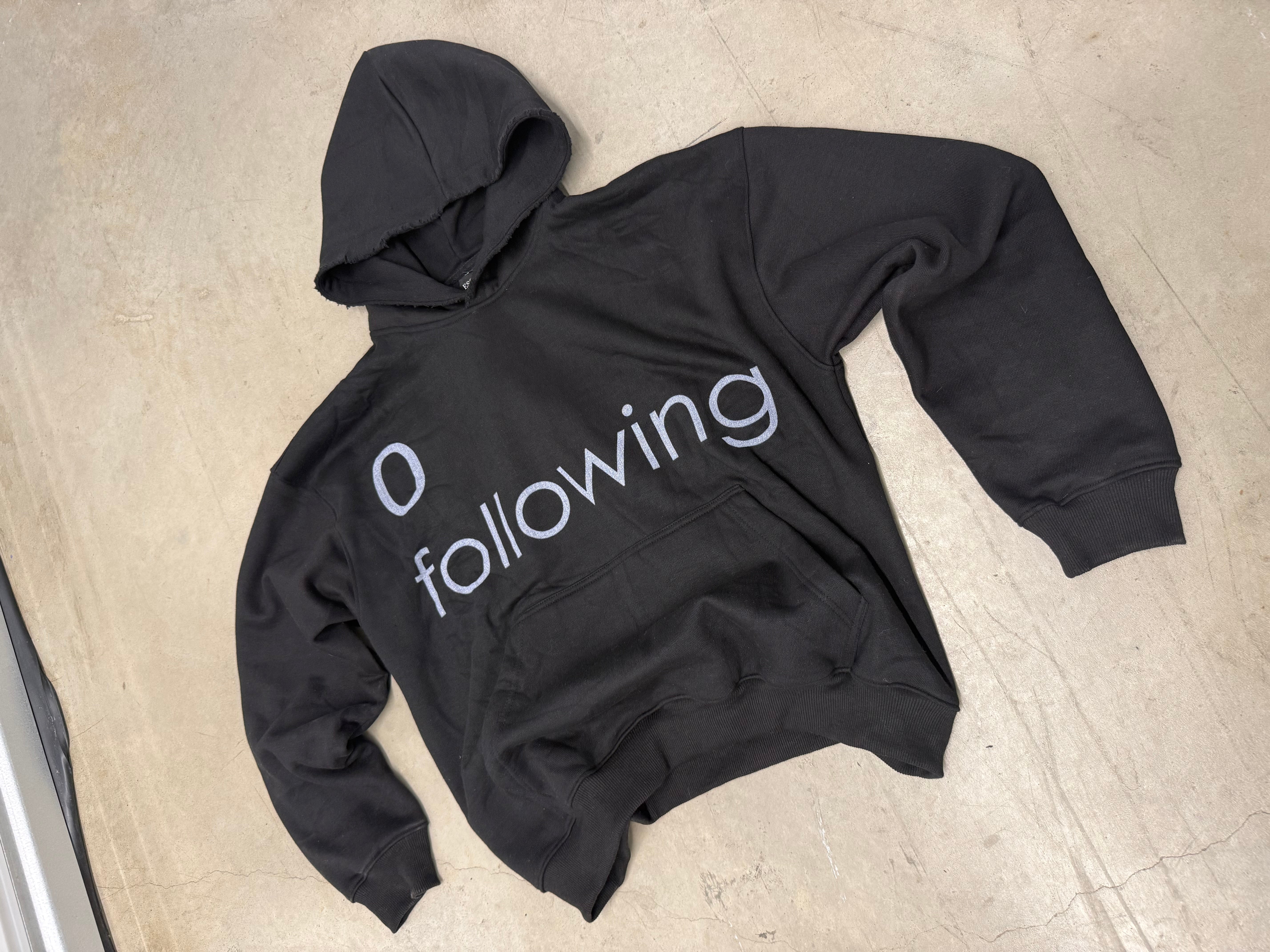 "0" Following Hoodie
