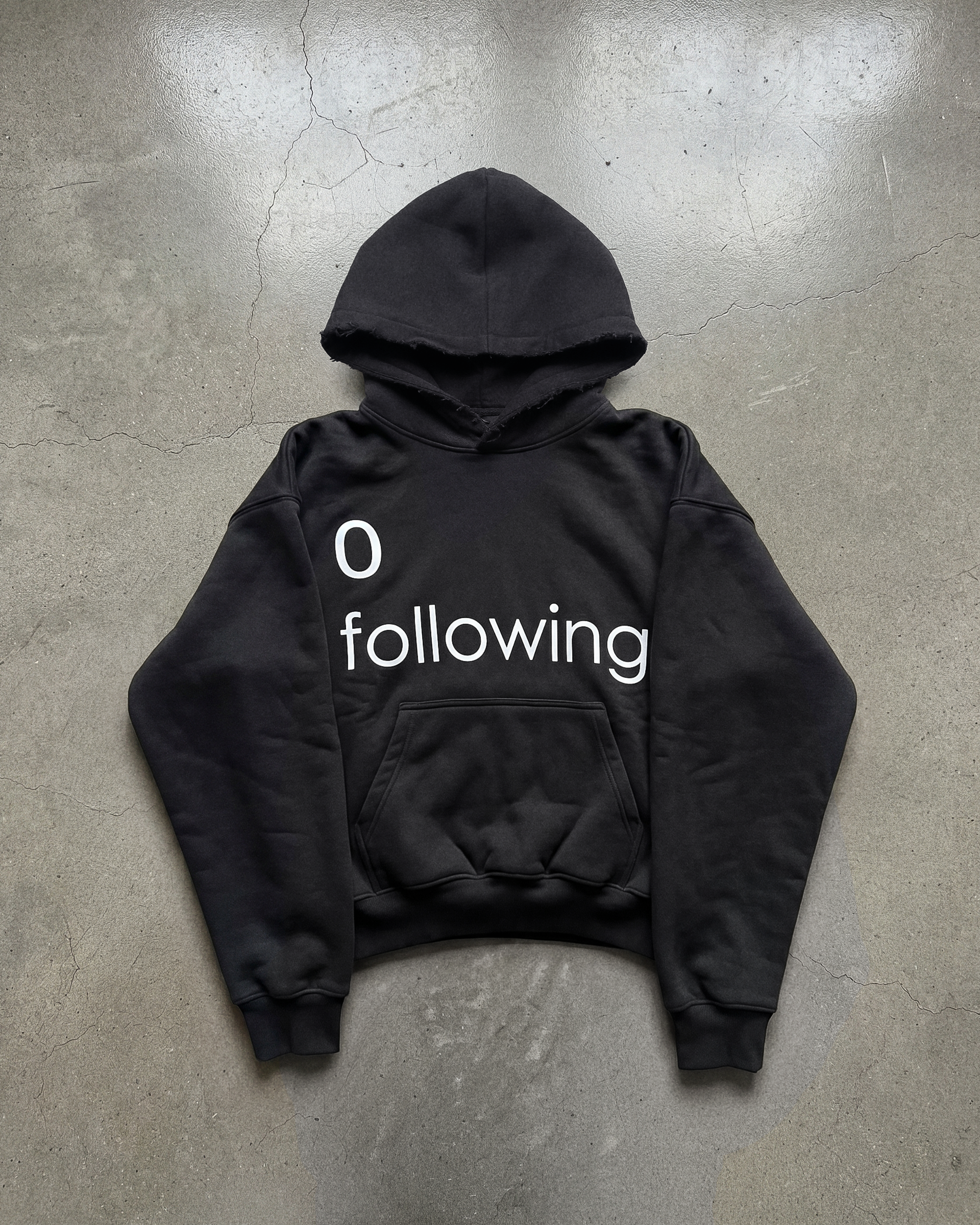 "0" Following Hoodie