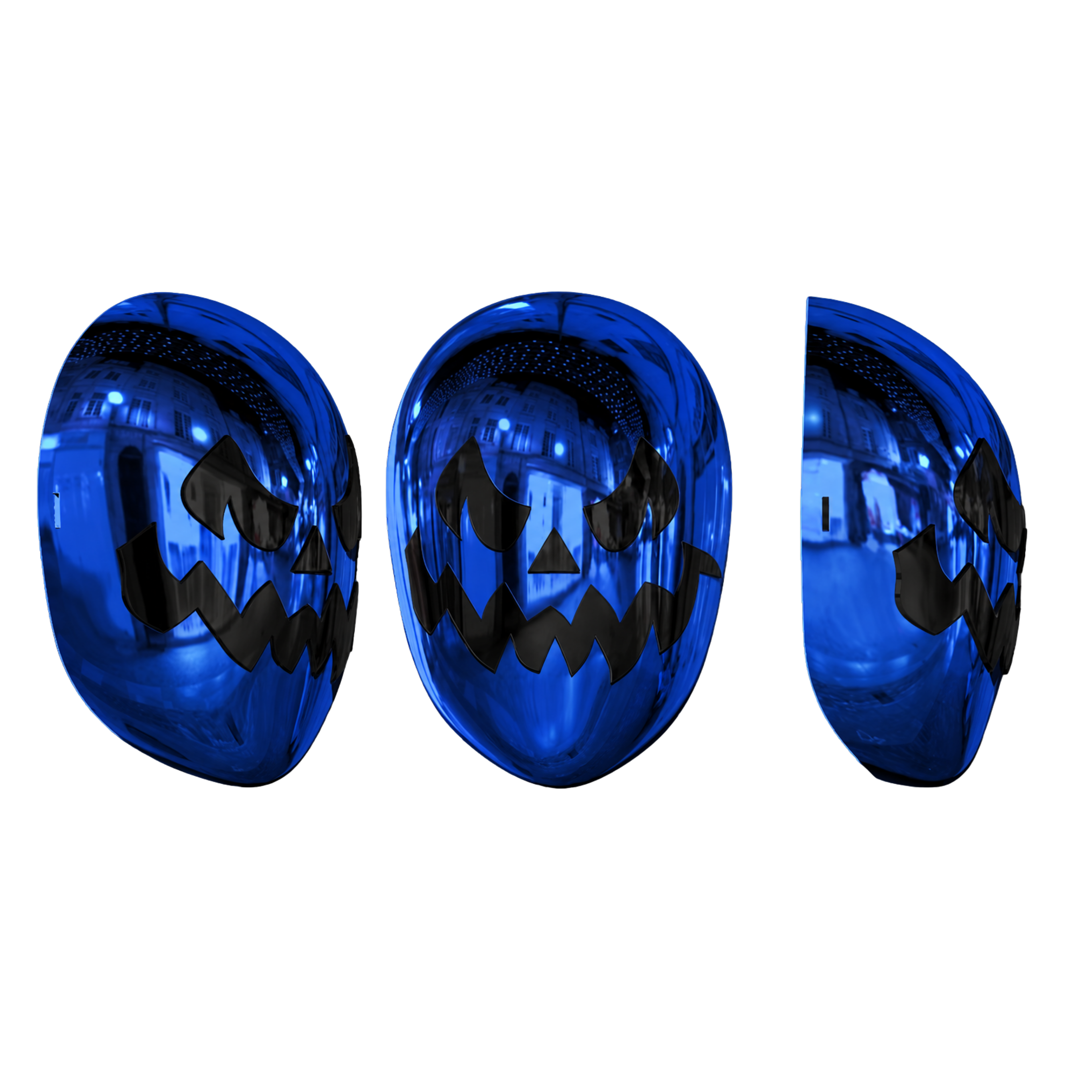 Blue Jack-O-Lantern Mask (GEN 3 LITE)