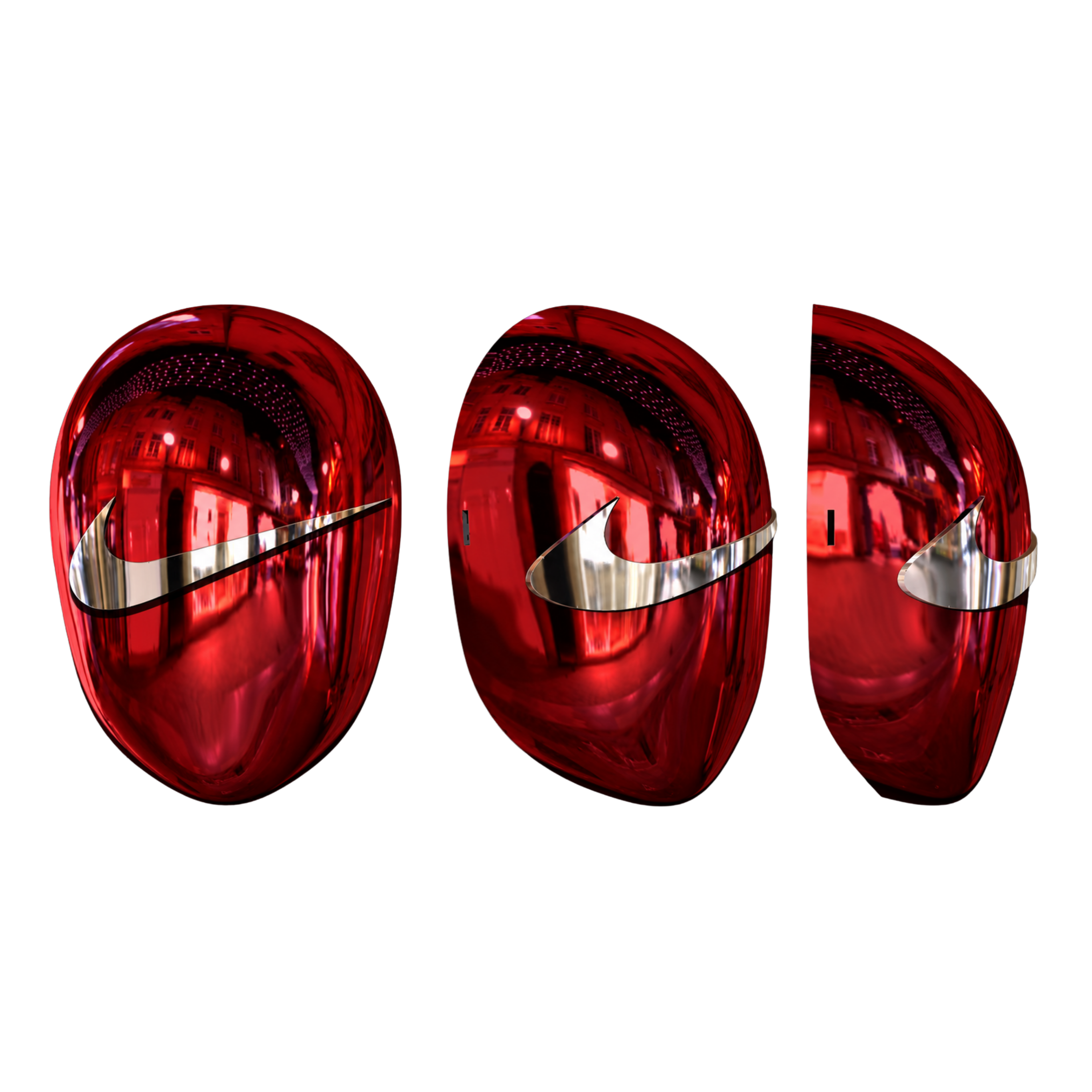 Red Nike Mask (GEN 3 LITE)